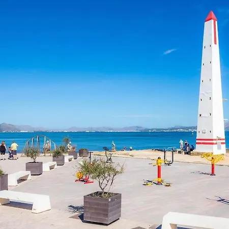 House By The Sea In Picafort With Terrace Nyaraló
